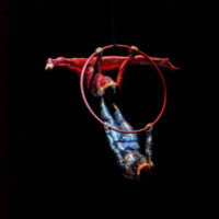 Vzdušná akrobacia - akrobacia na kruhoch - Aerial hoop