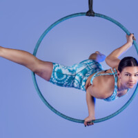 Vzdušná akrobacia - akrobacia na kruhoch - Aerial hoop