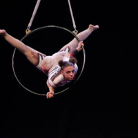 Vzdušná akrobacia - akrobacia na kruhoch - Aerial hoop