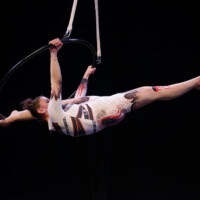 Vzdušná akrobacia - akrobacia na kruhoch - Aerial hoop
