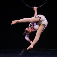 Vzdušná akrobacia - akrobacia na kruhoch - Aerial hoop