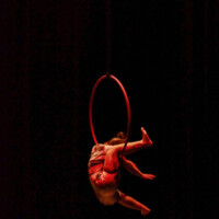 Vzdušná akrobacia - akrobacia na kruhoch - Aerial hoop