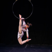 Vzdušná akrobacia - akrobacia na kruhoch - Aerial hoop