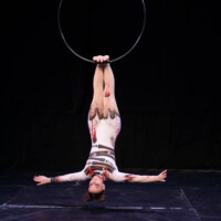 Vzdušná akrobacia - akrobacia na kruhoch - Aerial hoop