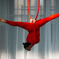 Vzdušná akrobacia - akrobacia na kruhoch - Aerial hoop