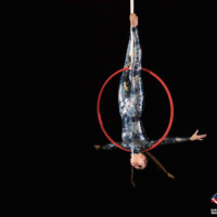 Vzdušná akrobacia - akrobacia na kruhoch - Aerial hoop