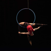 Vzdušná akrobacia - akrobacia na kruhoch - Aerial hoop