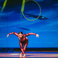 Vzdušná akrobacia - akrobacia na kruhoch - Aerial hoop