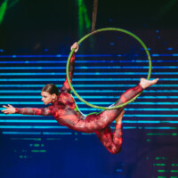 Vzdušná akrobacia - akrobacia na kruhoch - Aerial hoop