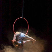 Vzdušná akrobacia - akrobacia na kruhoch - Aerial hoop