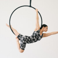 Vzdušná akrobacia - akrobacia na kruhoch - Aerial hoop