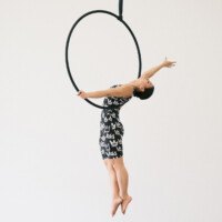 Vzdušná akrobacia - akrobacia na kruhoch - Aerial hoop