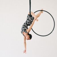 Vzdušná akrobacia - akrobacia na kruhoch - Aerial hoop