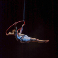 Vzdušná akrobacia - akrobacia na kruhoch - Aerial hoop