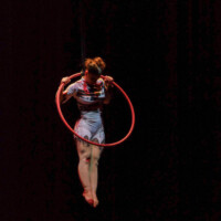 Vzdušná akrobacia - akrobacia na kruhoch - Aerial hoop
