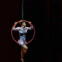 Vzdušná akrobacia - akrobacia na kruhoch - Aerial hoop