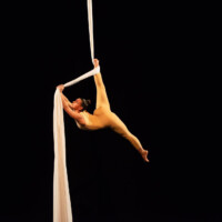 Vzdušná akrobacia - akrobacia na plachtach - aerial silk