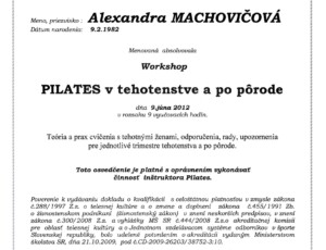 Pilates v tehotenstve a po pôrode